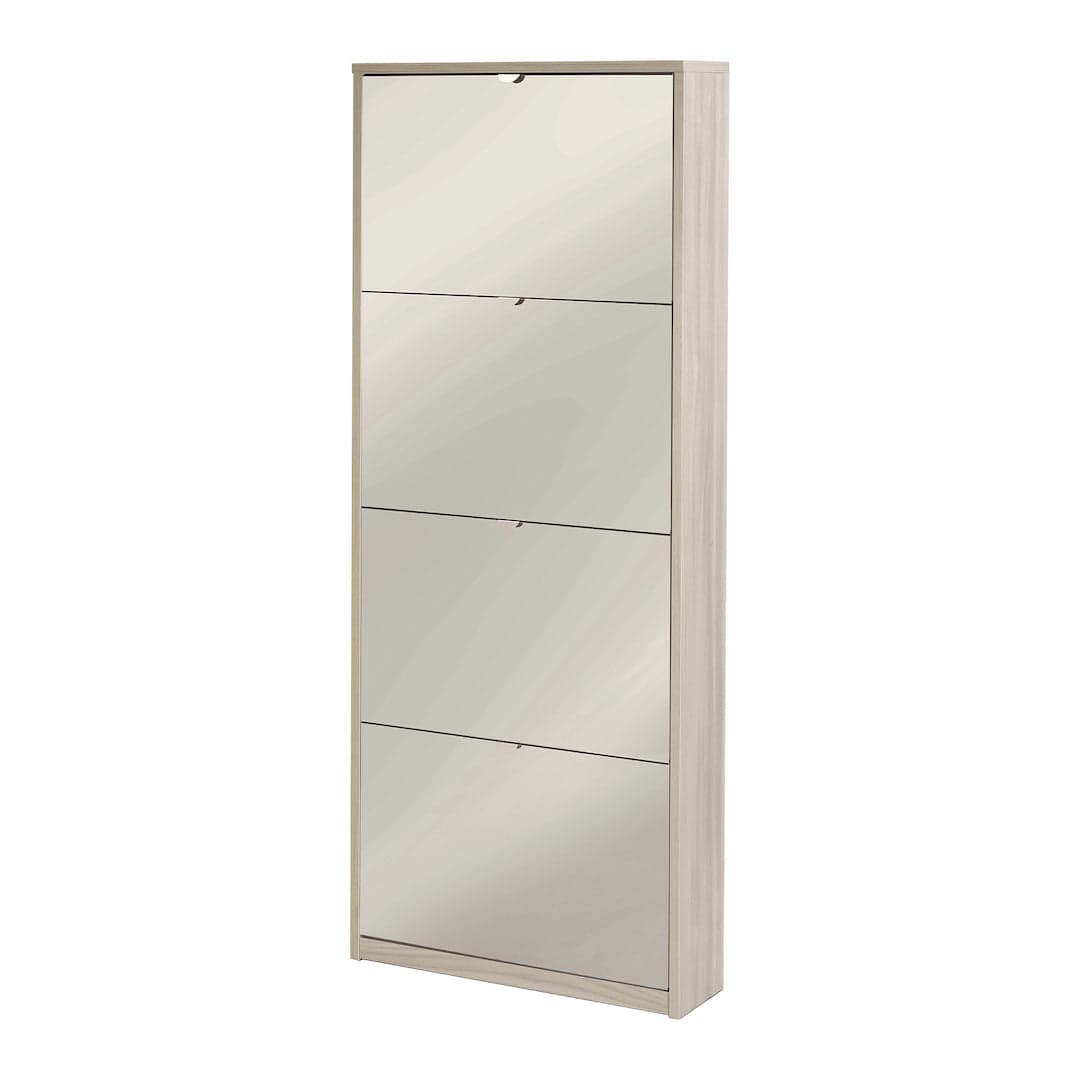 Scarpiera 4 ante a ribalta con specchio - 154 x 63 x 18 cm - 10