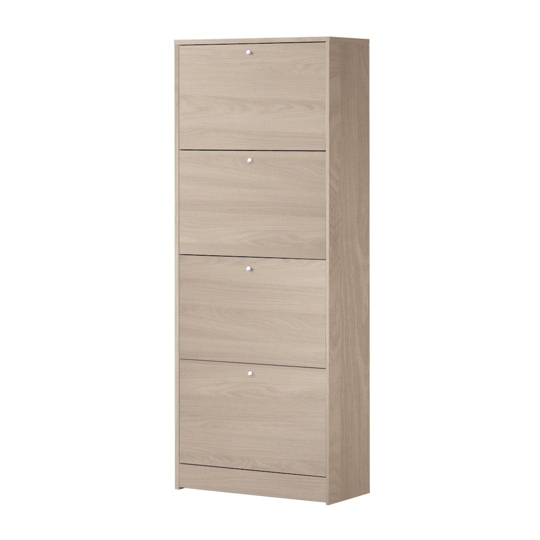 Scarpiera 4 ante a ribalta doppia profondità - 158 x 62 x 29 cm - 8