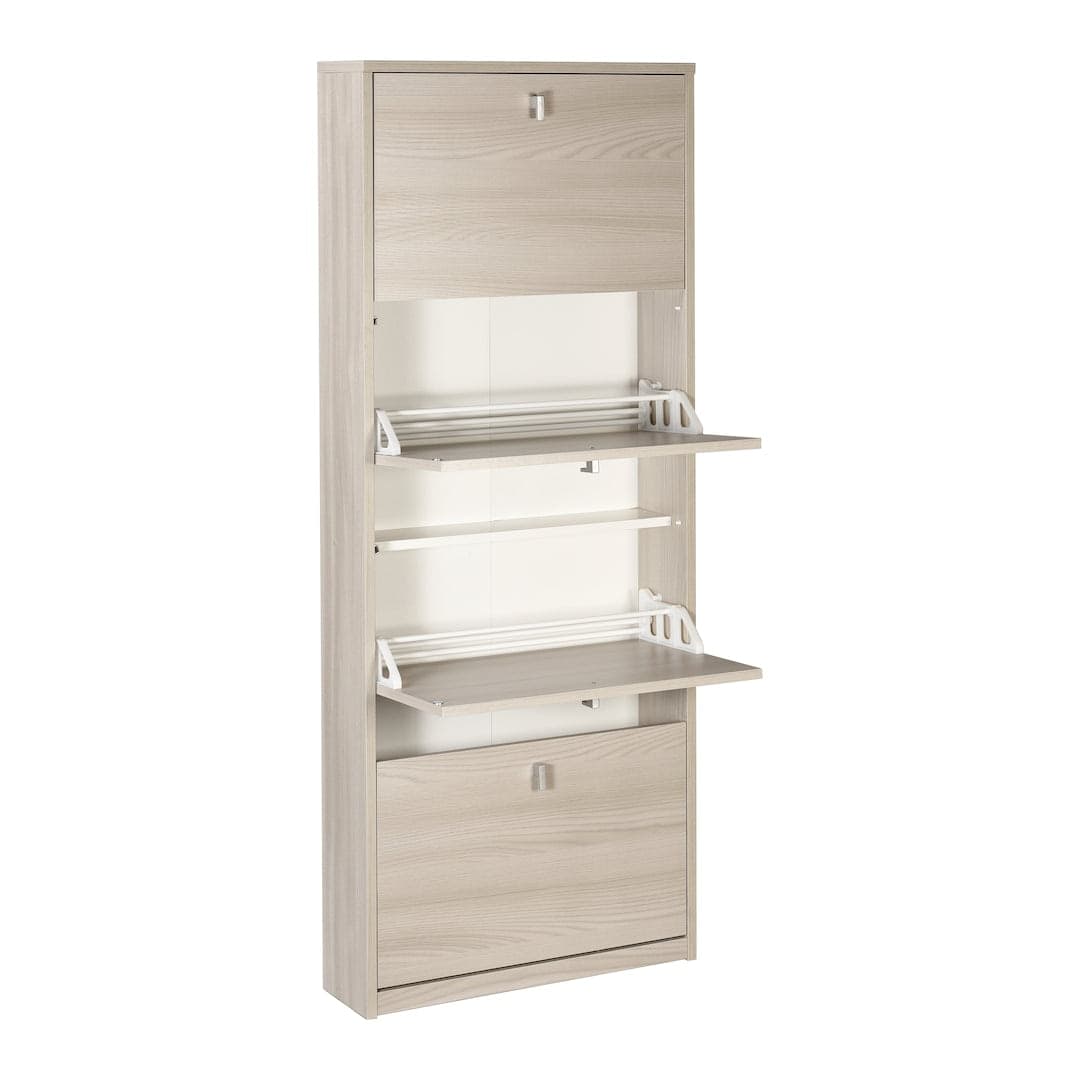 Scarpiera 4 ante a ribalta, in kit - 154 x 63 x 18 cm - 6