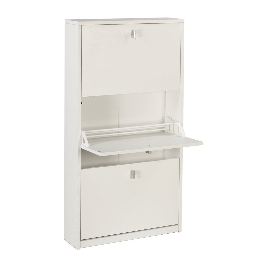 Scarpiera con 3 ante a ribalta singola - 117 x 63 x 18 cm - 2