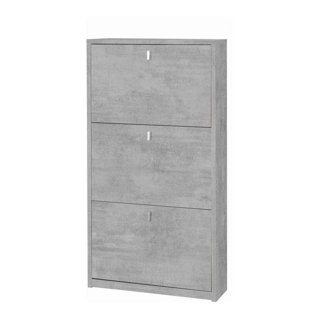 Scarpiera con 3 ante a ribalta singola - 117 x 63 x 18 cm - 5
