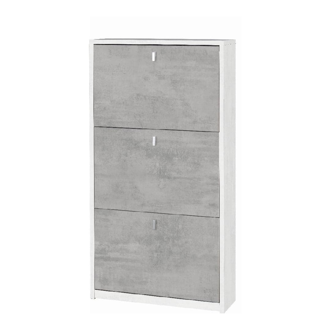 Scarpiera con 3 ante a ribalta singola - 117 x 63 x 18 cm - 8
