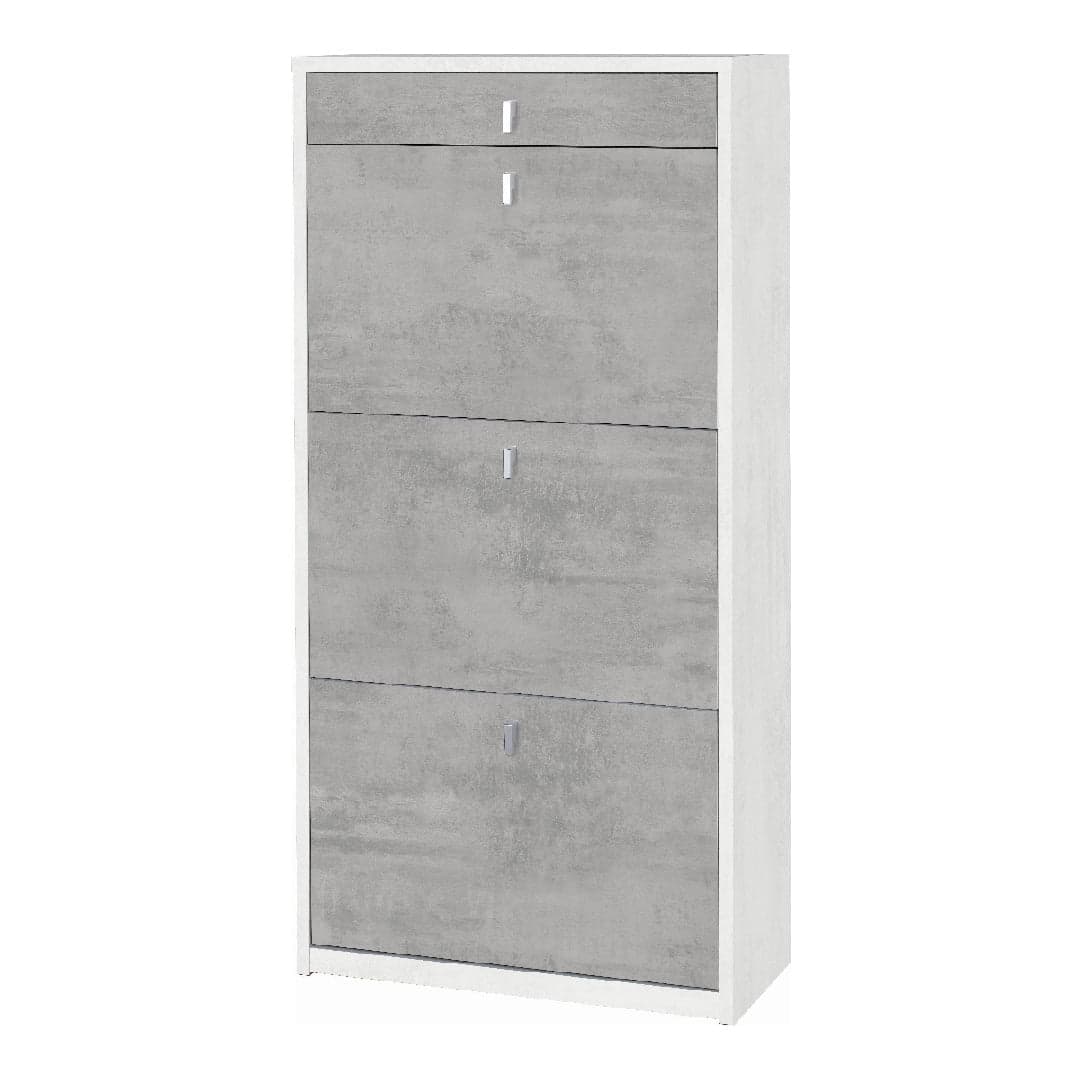Scarpiera con 3 ante e 1 cassetto - 127 x 63 x 29 cm - 18