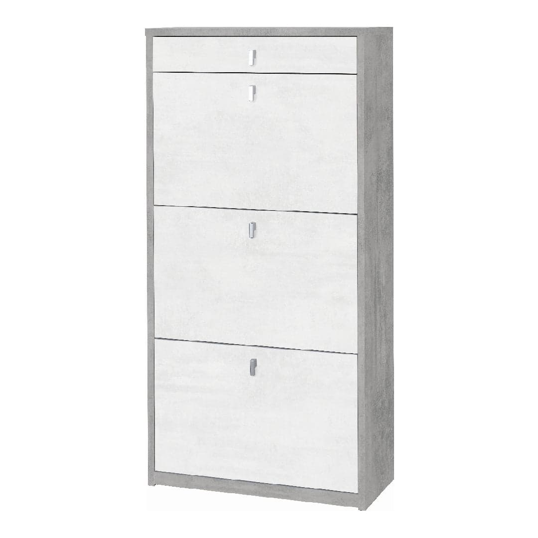 Scarpiera con 3 ante e 1 cassetto - 127 x 63 x 29 cm - 4