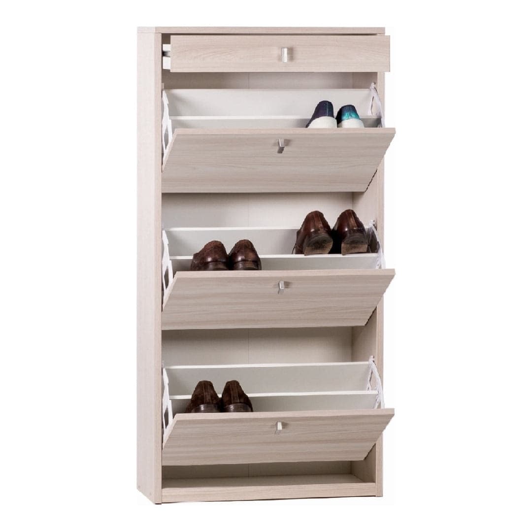 Scarpiera con 3 ante e 1 cassetto - 127 x 63 x 29 cm - 8