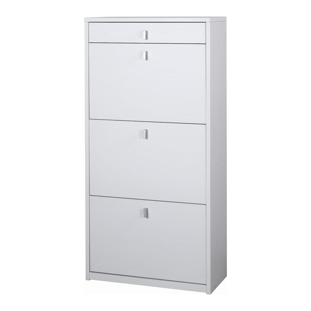 Scarpiera con 3 ante e 1 cassetto - 127 x 63 x 29 cm - 11