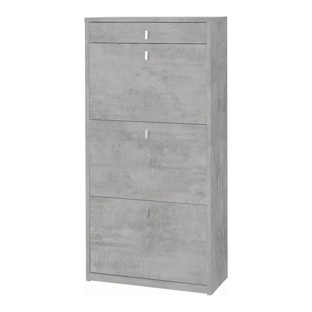 Scarpiera con 3 ante e 1 cassetto - 127 x 63 x 29 cm - 3