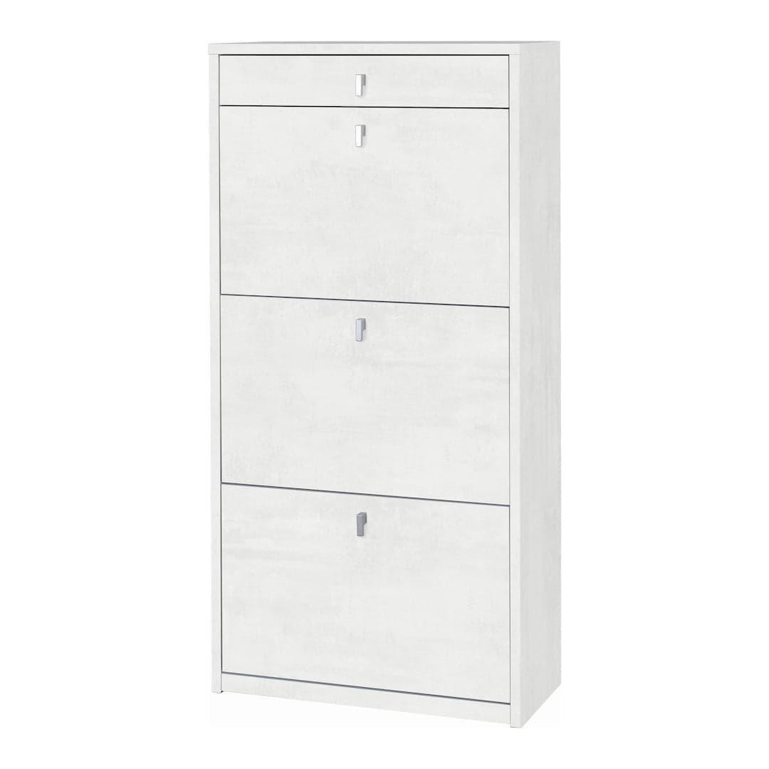 Scarpiera con 3 ante e 1 cassetto - 127 x 63 x 29 cm - 7