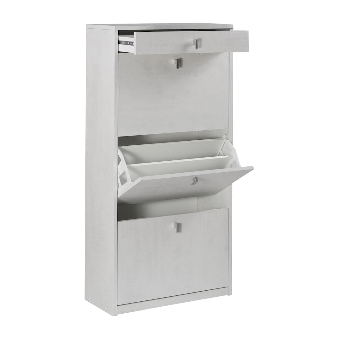 Scarpiera con 3 ante e 1 cassetto - 127 x 63 x 29 cm - 8