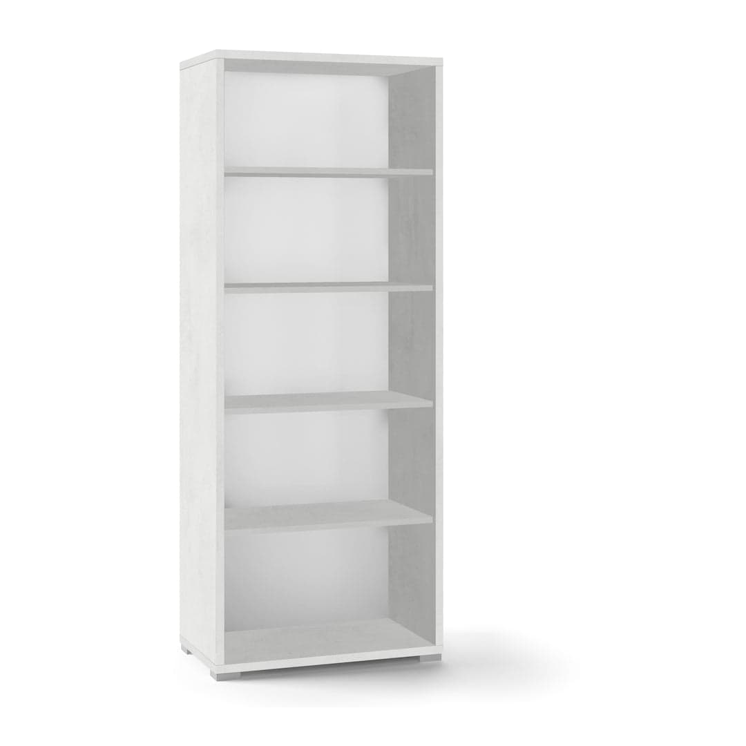 Libreria a giorno con 5 ripiani e struttura robusta – 71x41x182 cm - 7