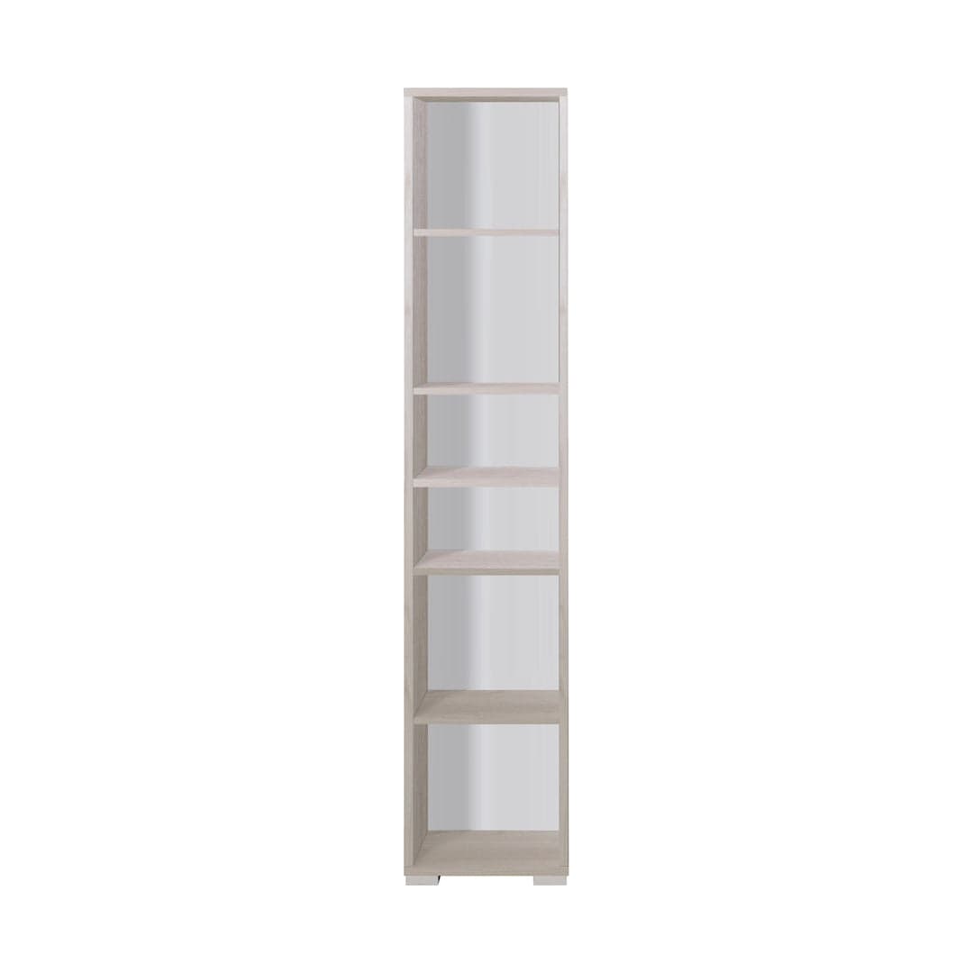 Libreria a giorno con 5 ripiani e design moderno – 37x41x183 cm - 5