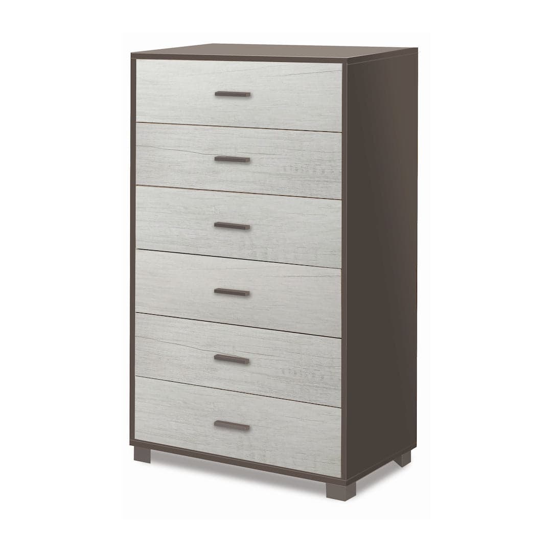 Cassettiera moderna 6 cassetti con ampia capacità – 80x47x124 cm - 39