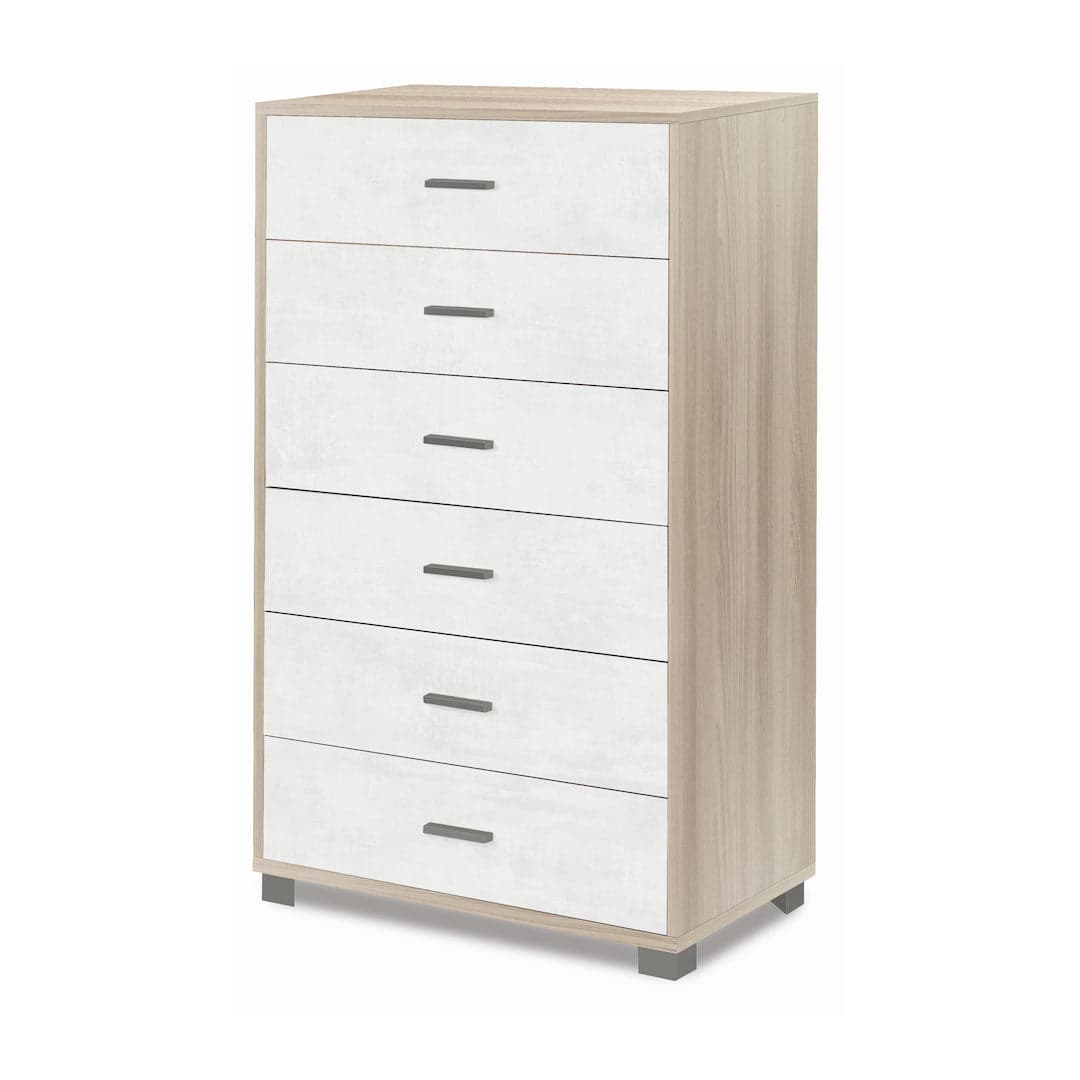 Cassettiera moderna 6 cassetti con ampia capacità – 80x47x124 cm - 33