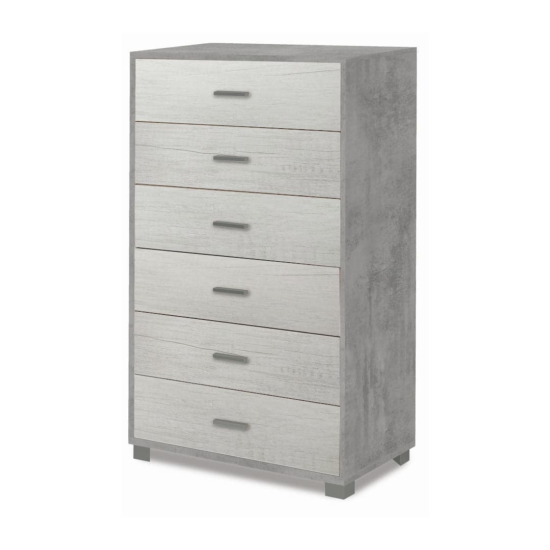 Cassettiera moderna 6 cassetti con ampia capacità – 80x47x124 cm - 28