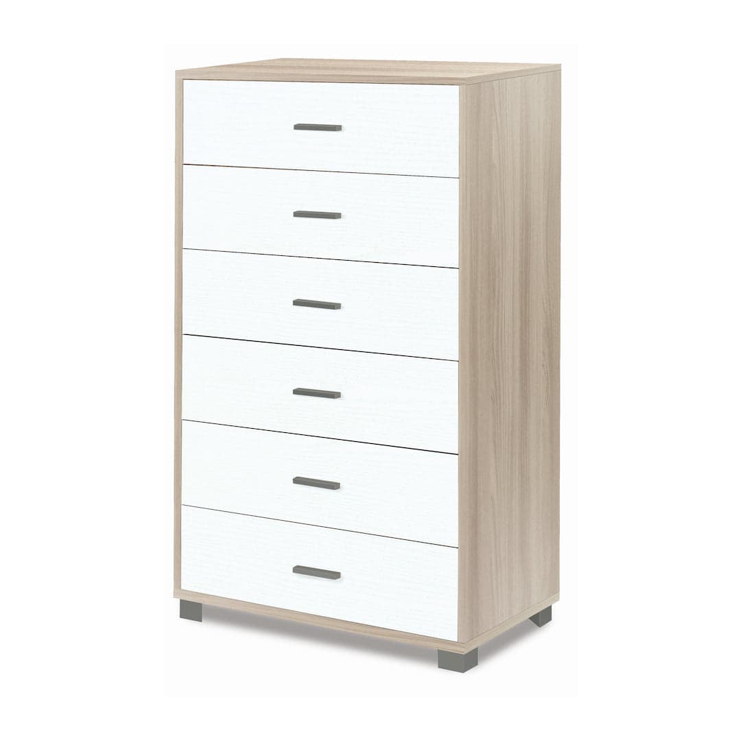 Cassettiera moderna 6 cassetti con ampia capacità – 80x47x124 cm - 31