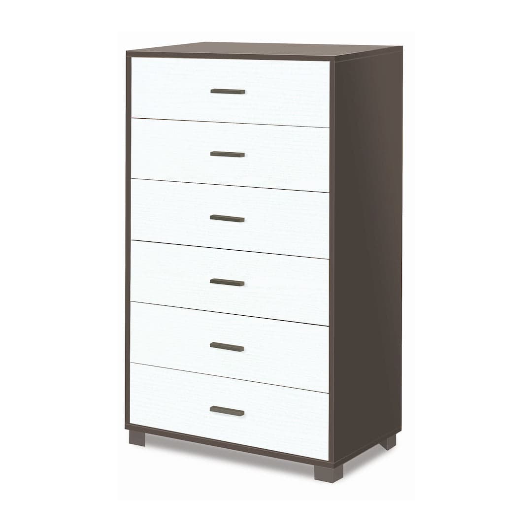Cassettiera moderna 6 cassetti con ampia capacità – 80x47x124 cm - 36