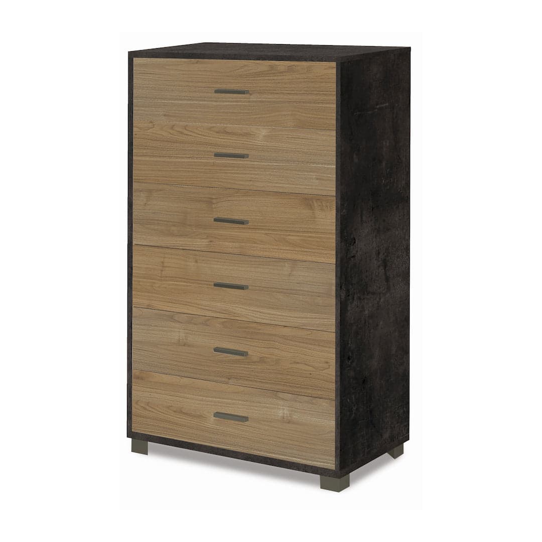 Cassettiera moderna 6 cassetti con ampia capacità – 80x47x124 cm - 35