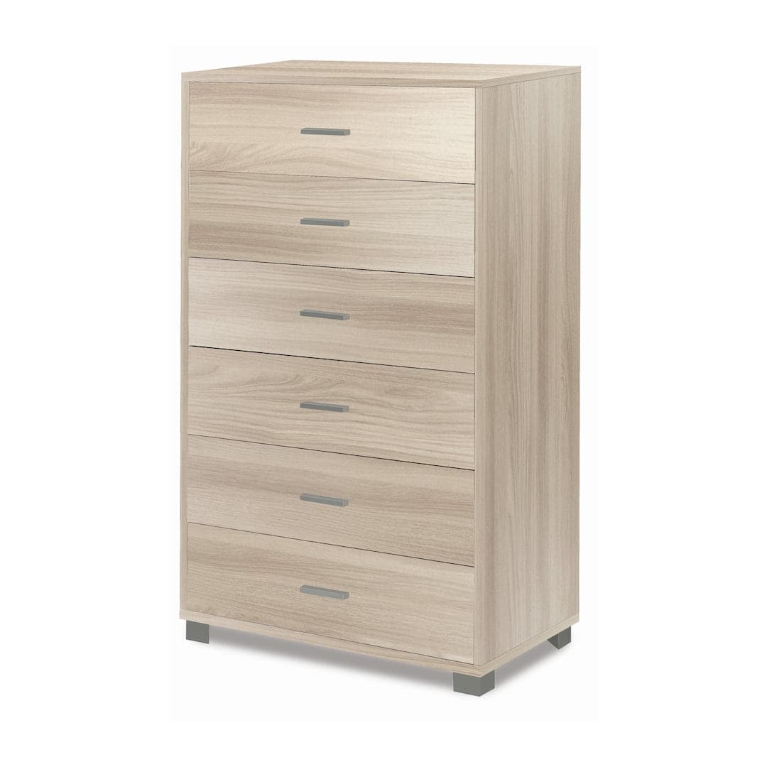 Cassettiera moderna 6 cassetti con ampia capacità – 80x47x124 cm - 12