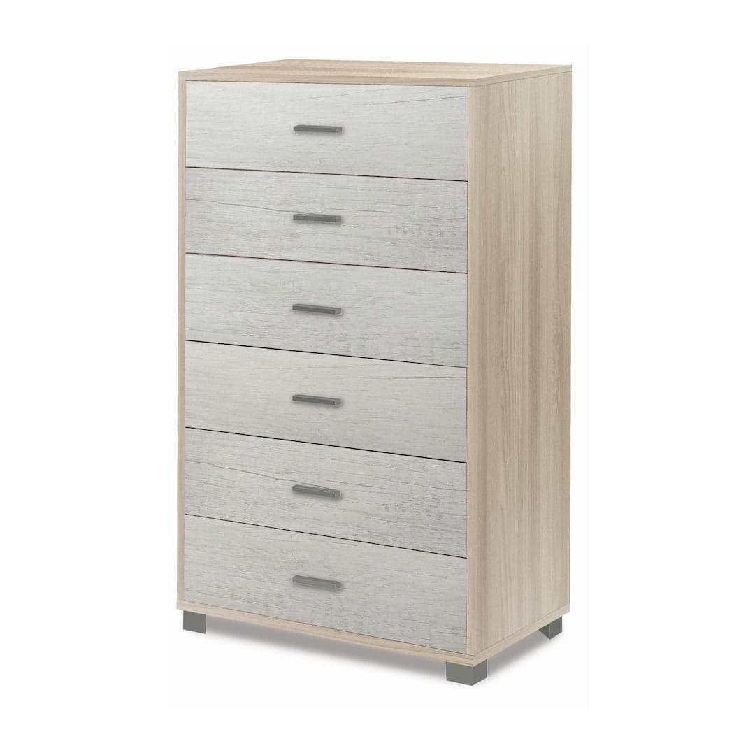 Cassettiera moderna 6 cassetti con ampia capacità – 80x47x124 cm - 14