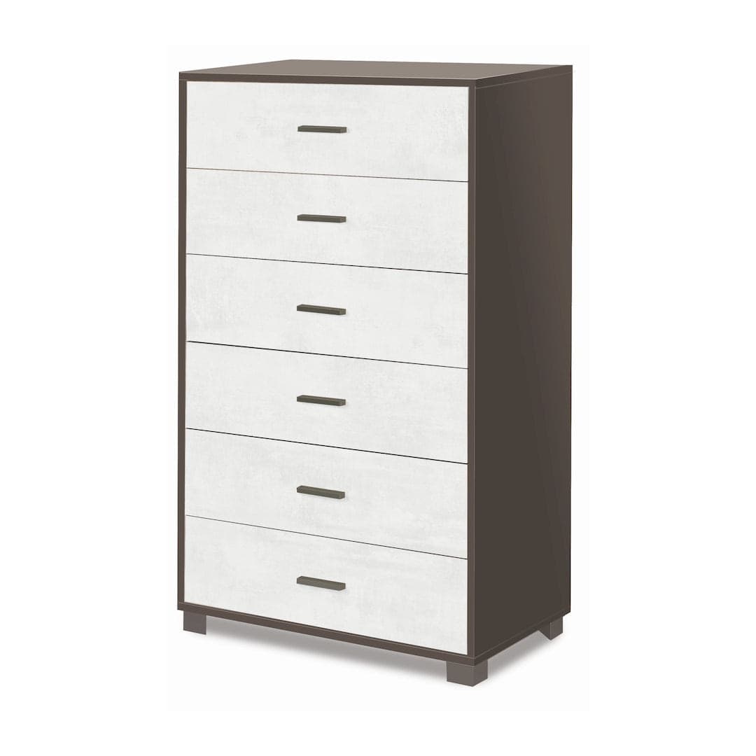 Cassettiera moderna 6 cassetti con ampia capacità – 80x47x124 cm - 18