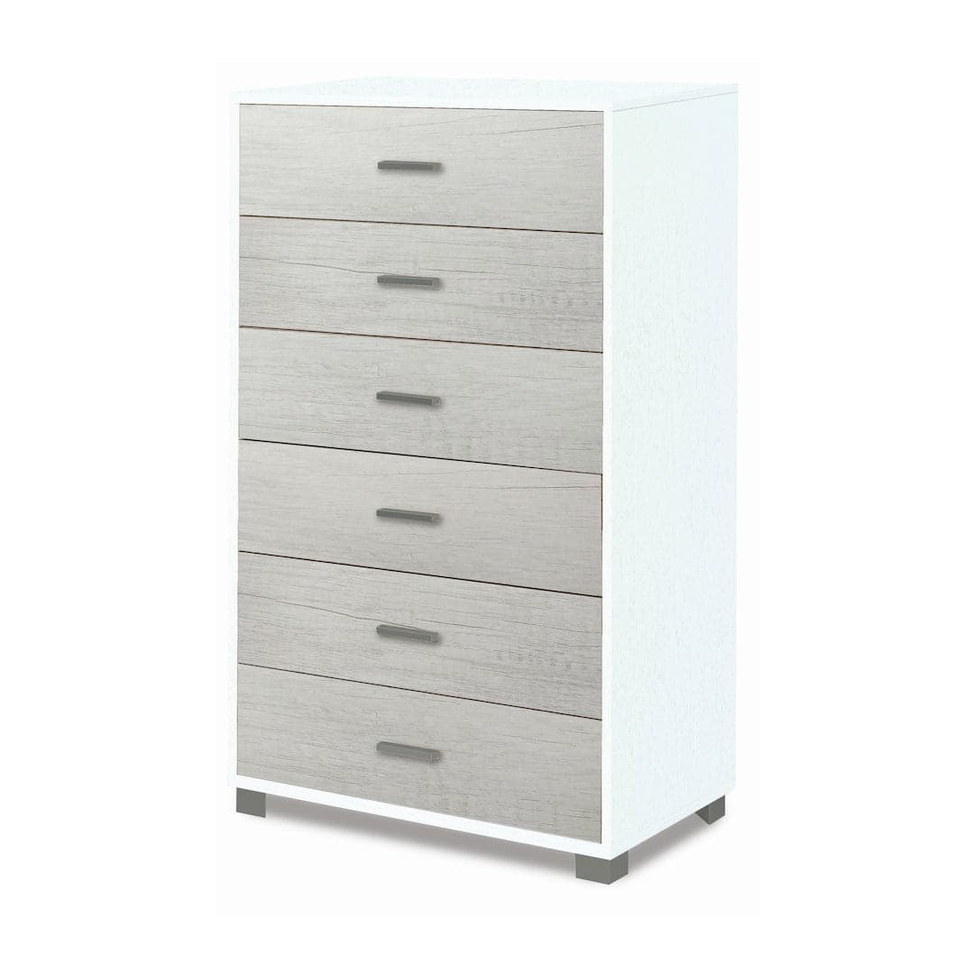Cassettiera moderna 6 cassetti con ampia capacità – 80x47x124 cm - 5