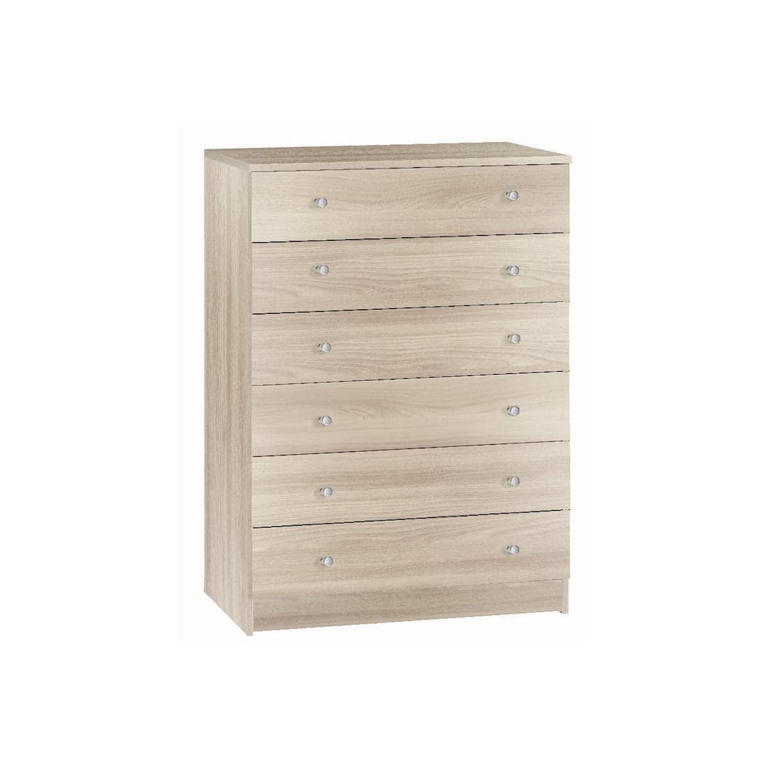 Cassettiera moderna 6 cassetti con struttura compatta – 77x47x107 cm - 8