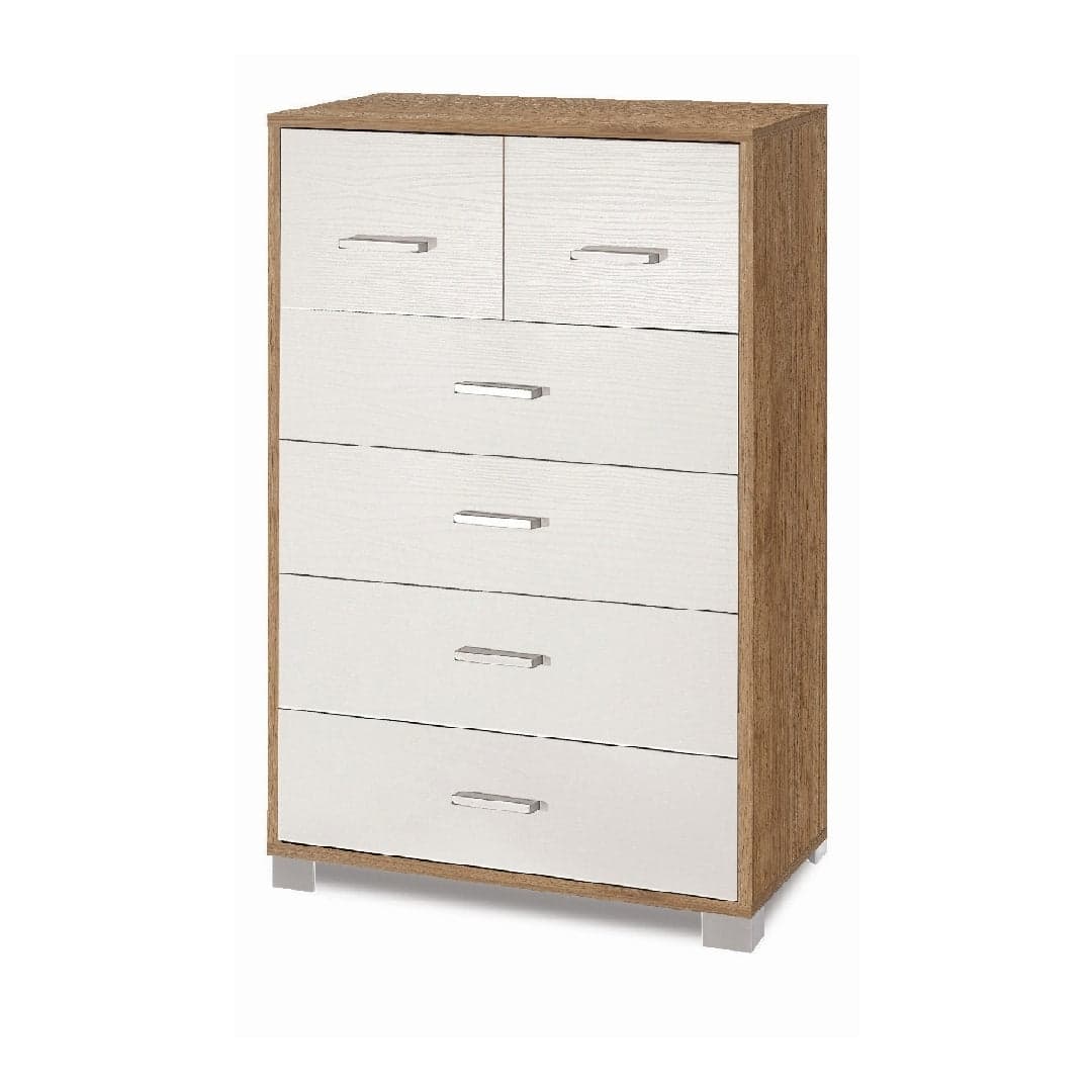 Cassettiera moderna 6 cassetti con design minimal e ampia capacità – 70x41x112 cm - 12