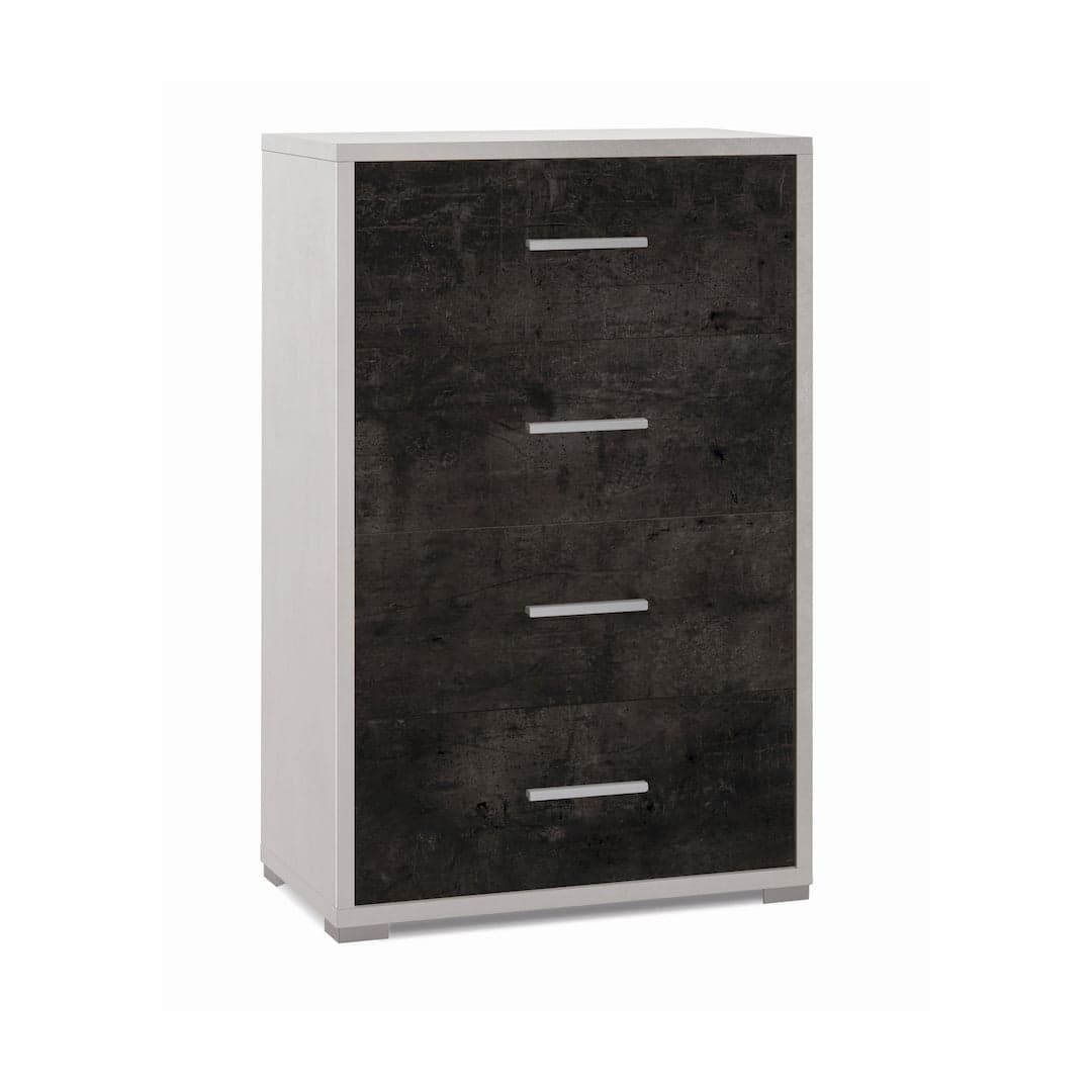 Cassettiera a quattro cassetti dal design contemporaneo - 110 x 71 x 41 cm - 18