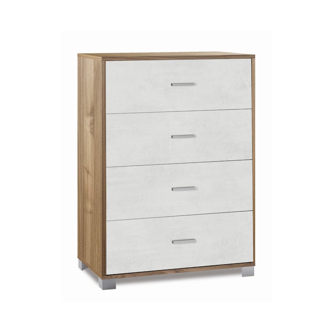 Cassettiera moderna 4 cassetti con design minimal e struttura resistente – 80x47x112 cm - 23