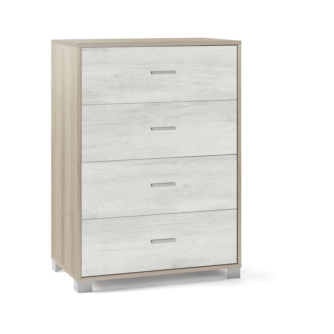 Cassettiera moderna 4 cassetti con design minimal e struttura resistente – 80x47x112 cm - 27