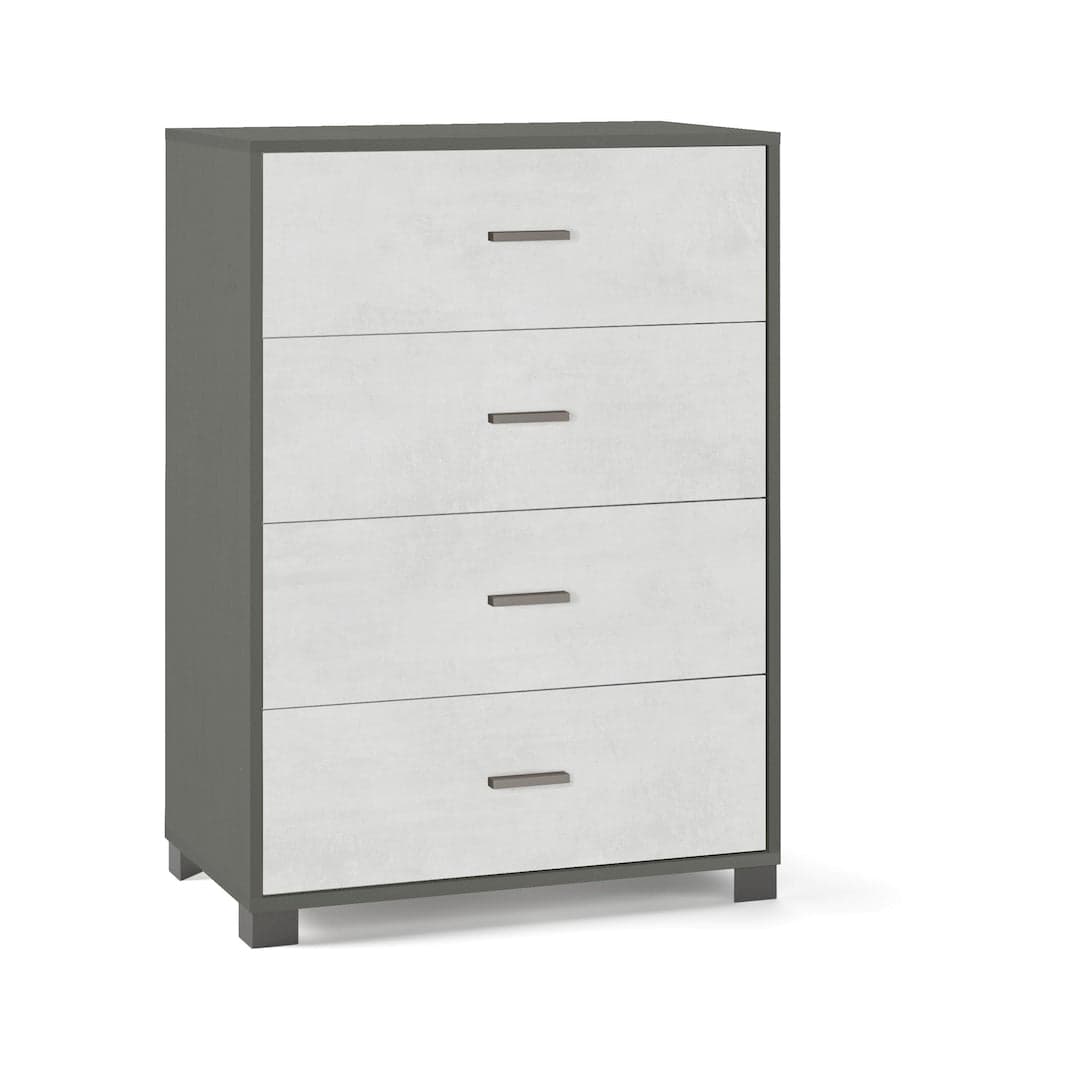 Cassettiera moderna 4 cassetti con design minimal e struttura resistente – 80x47x112 cm - 30