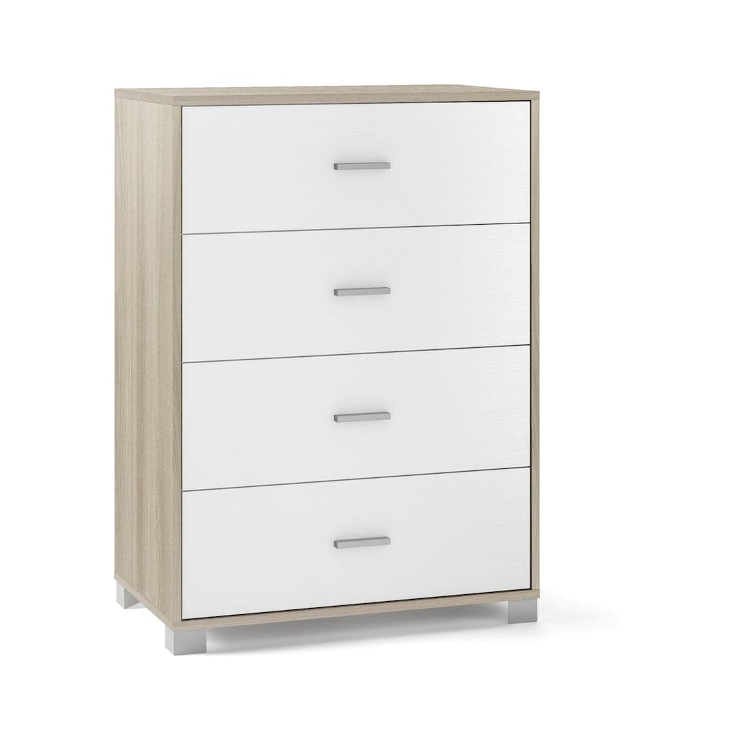 Cassettiera moderna 4 cassetti con design minimal e struttura resistente – 80x47x112 cm - 8