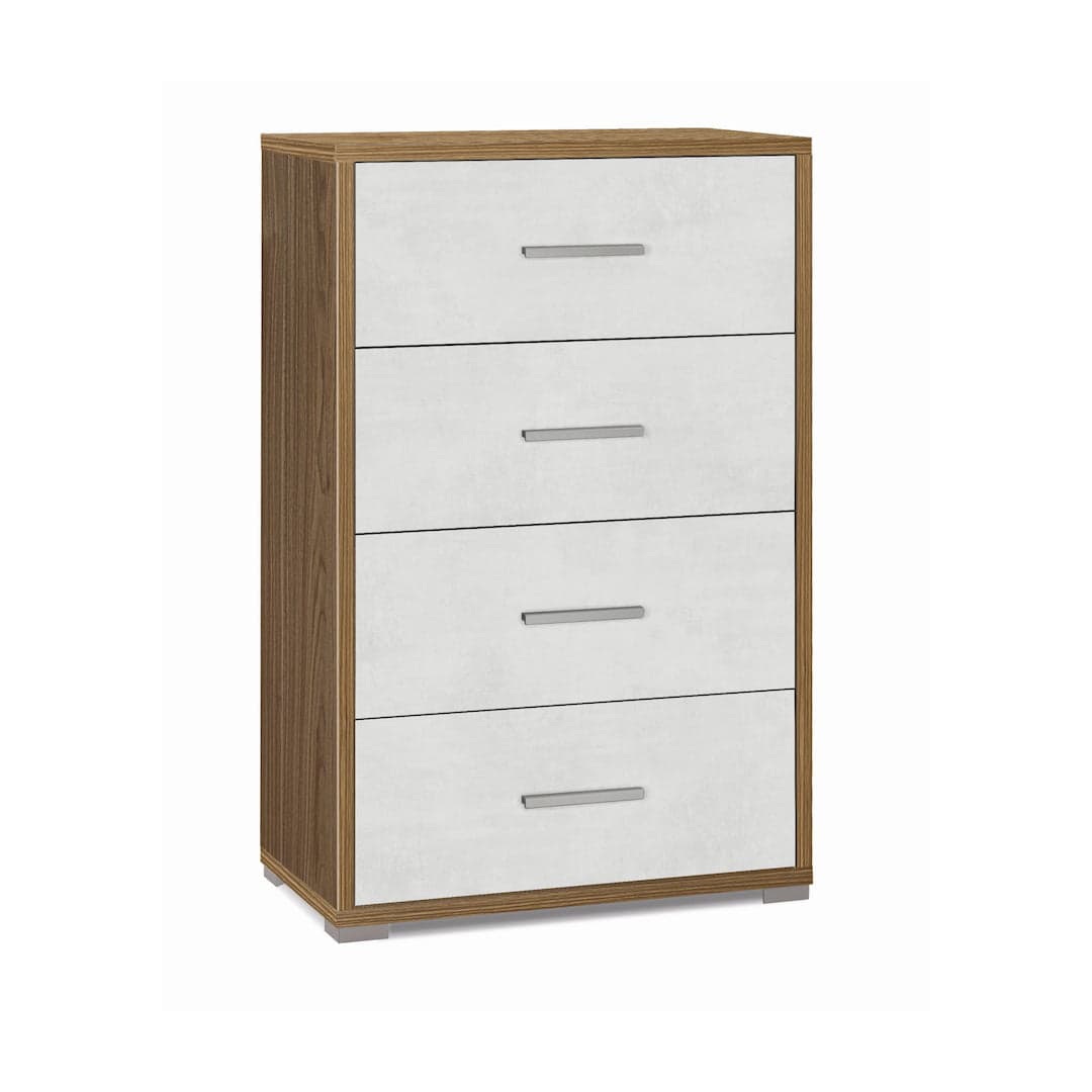 Cassettiera moderna 4 cassetti con ampio spazio contenitivo – 71x41x110 cm - 15