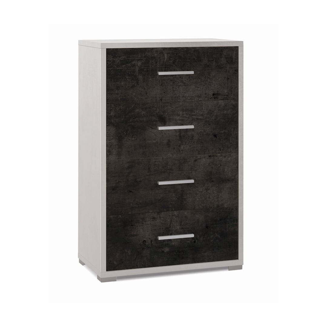Cassettiera moderna 4 cassetti con ampio spazio contenitivo – 71x41x110 cm - 8