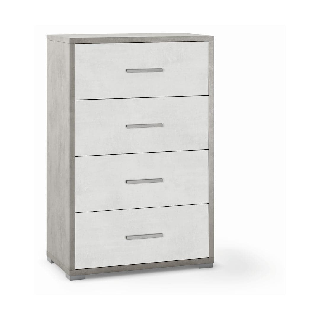Cassettiera a quattro cassetti dal design contemporaneo - 110 x 71 x 41 cm - 2