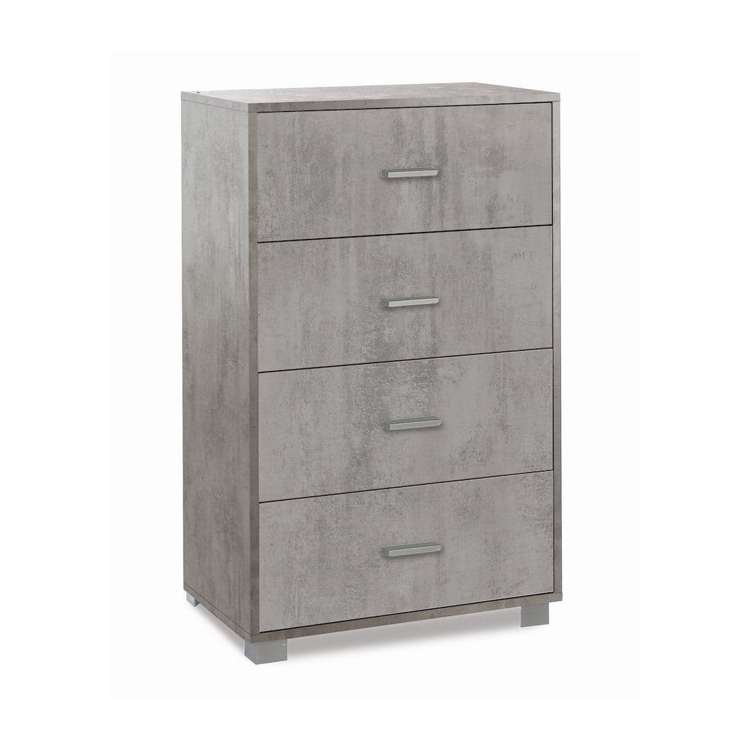 Cassettiera moderna 4 cassetti con struttura resistente – 70x41x112 cm - 10