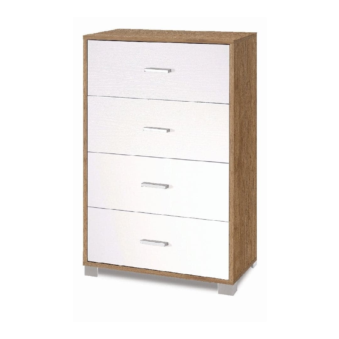 Cassettiera moderna 4 cassetti con struttura resistente – 70x41x112 cm - 4