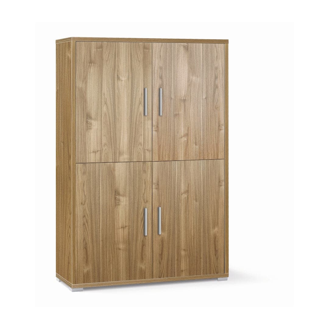 Armadio a quattro ante con ripiani regolabili - 161 x 108 x 41 cm - 3