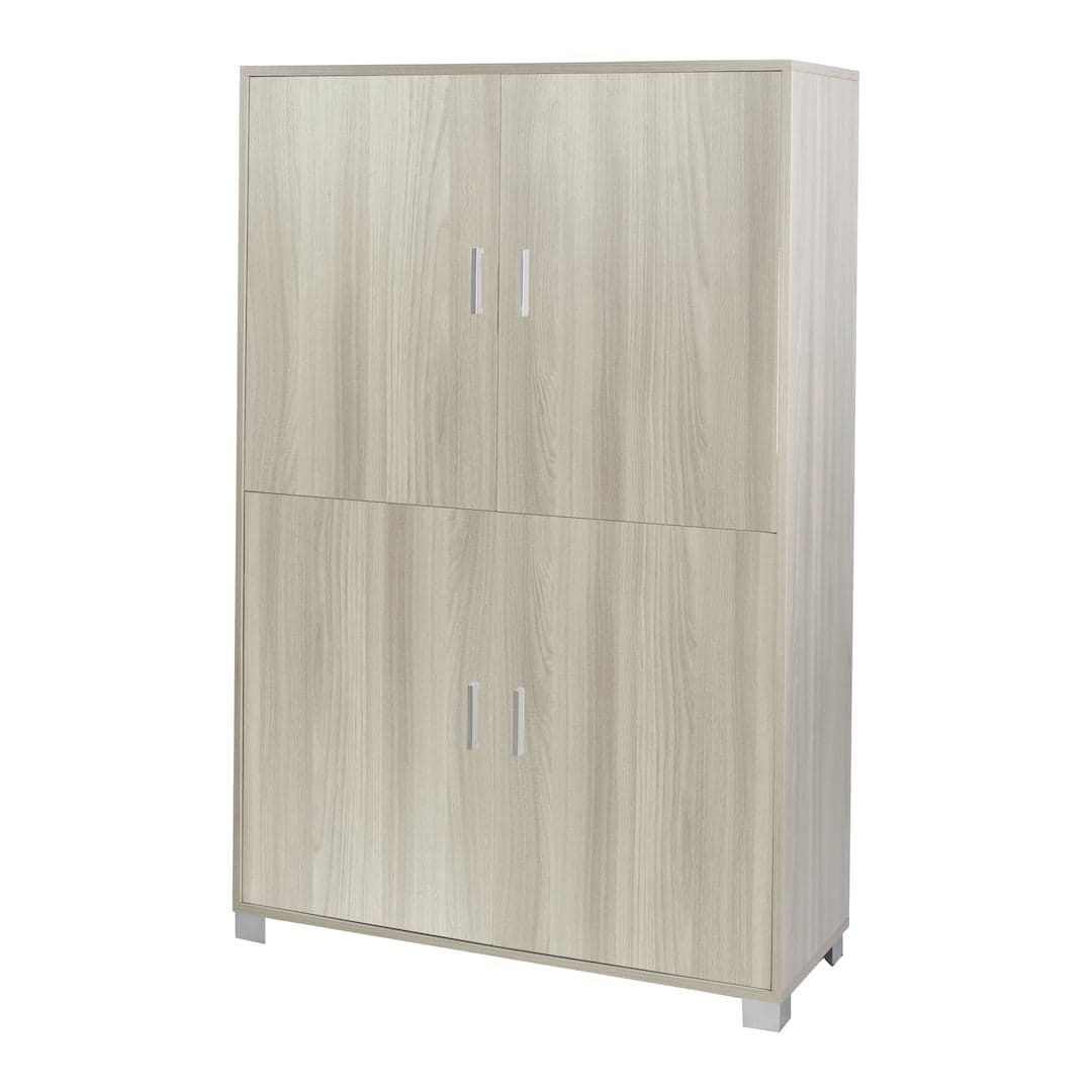 Armadio a quattro ante con ripiani regolabili - 162 x 107 x 41 cm - 27