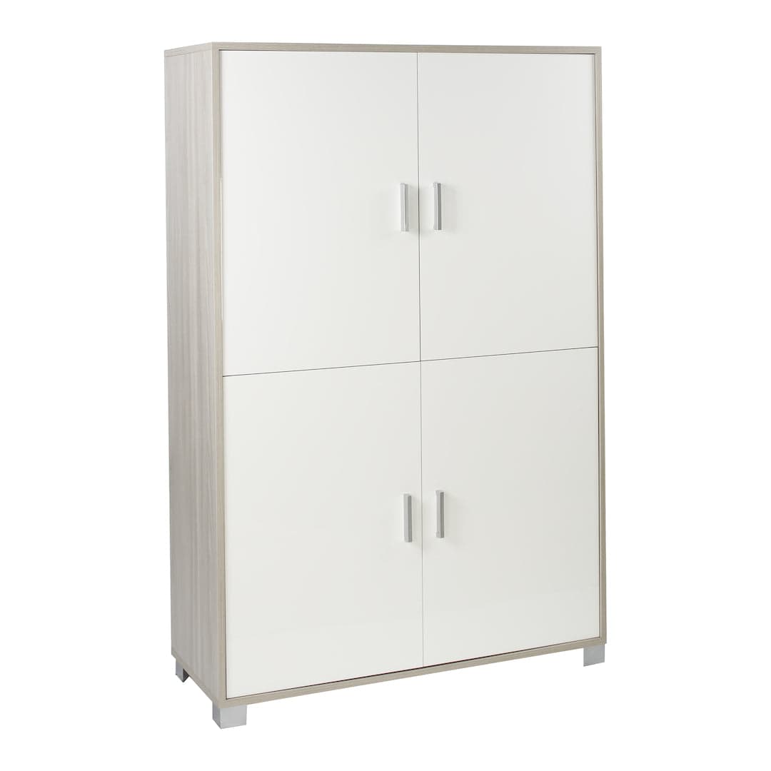 Armadio a quattro ante con ripiani regolabili - 162 x 107 x 41 cm - 33