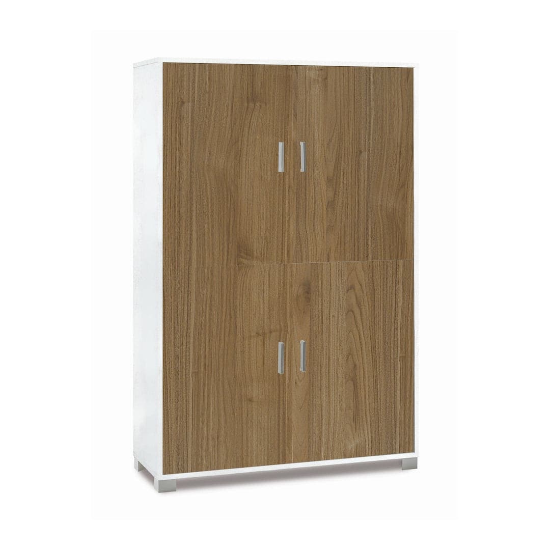 Armadio a quattro ante con ripiani regolabili - 162 x 107 x 41 cm - 2