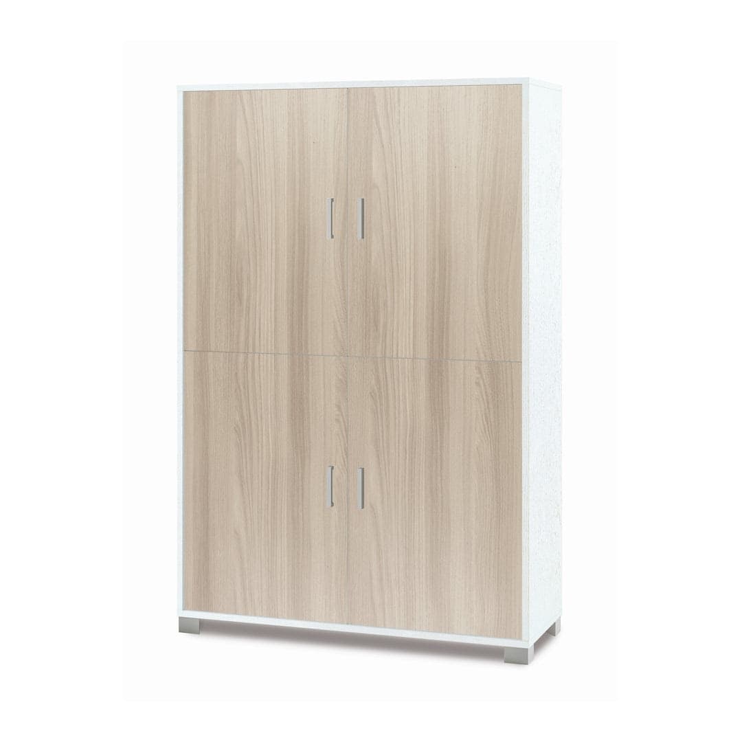 Armadio a quattro ante con ripiani regolabili - 162 x 107 x 41 cm - 3