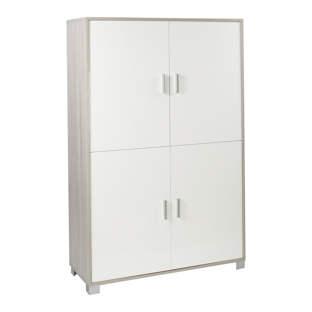 Armadio a quattro ante con ripiani regolabili - 162 x 107 x 41 cm - 8