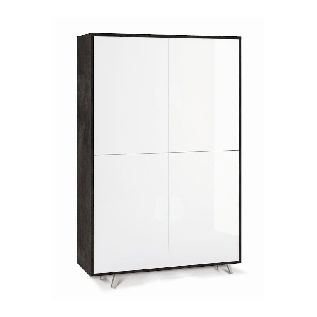 Madia a quattro ante con apertura push-pull - 169 x 107 x 41 cm - 24