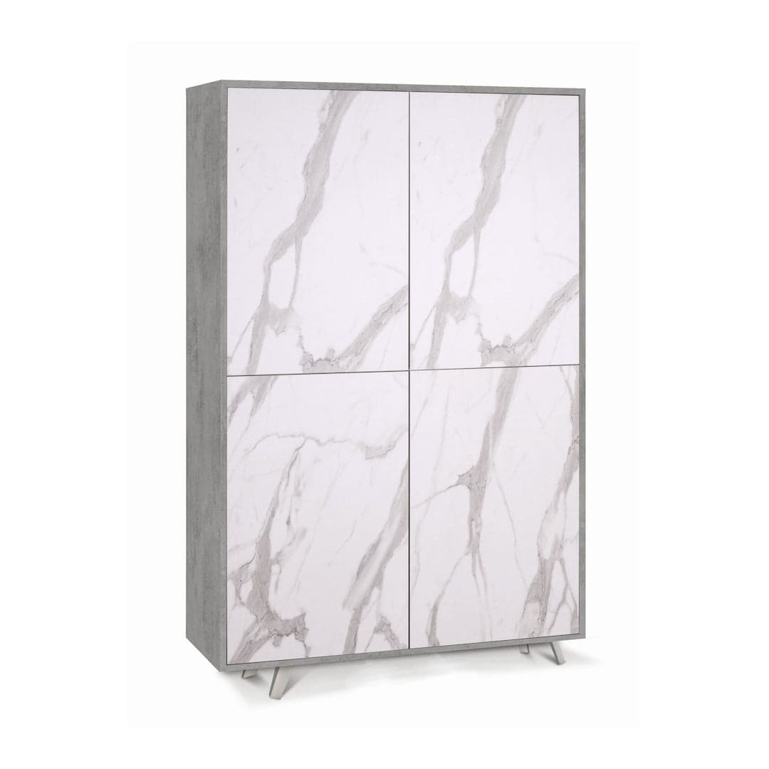 Madia a quattro ante con apertura push-pull - 169 x 107 x 41 cm - 18
