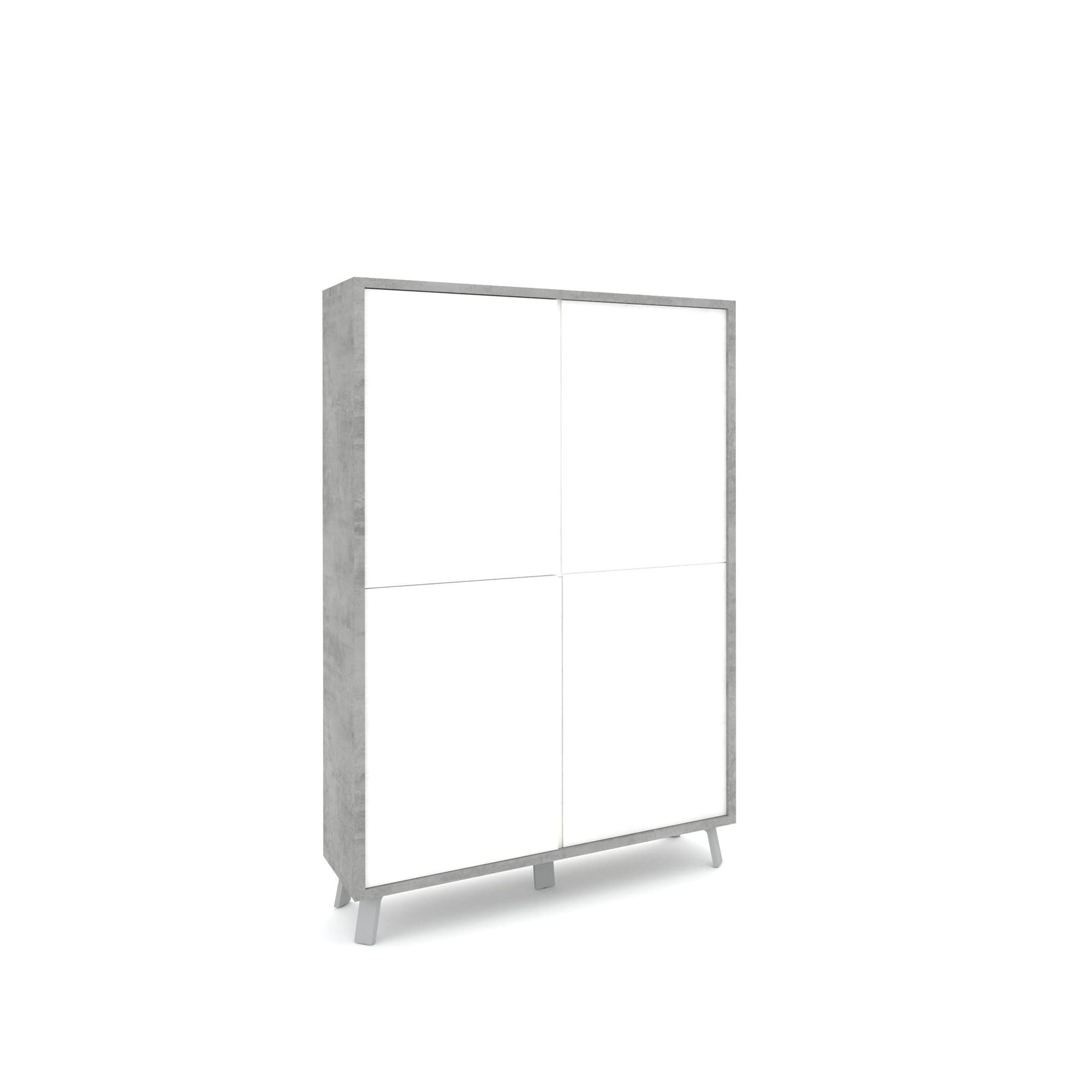 Madia a quattro ante con apertura push-pull - 169 x 107 x 41 cm - 17