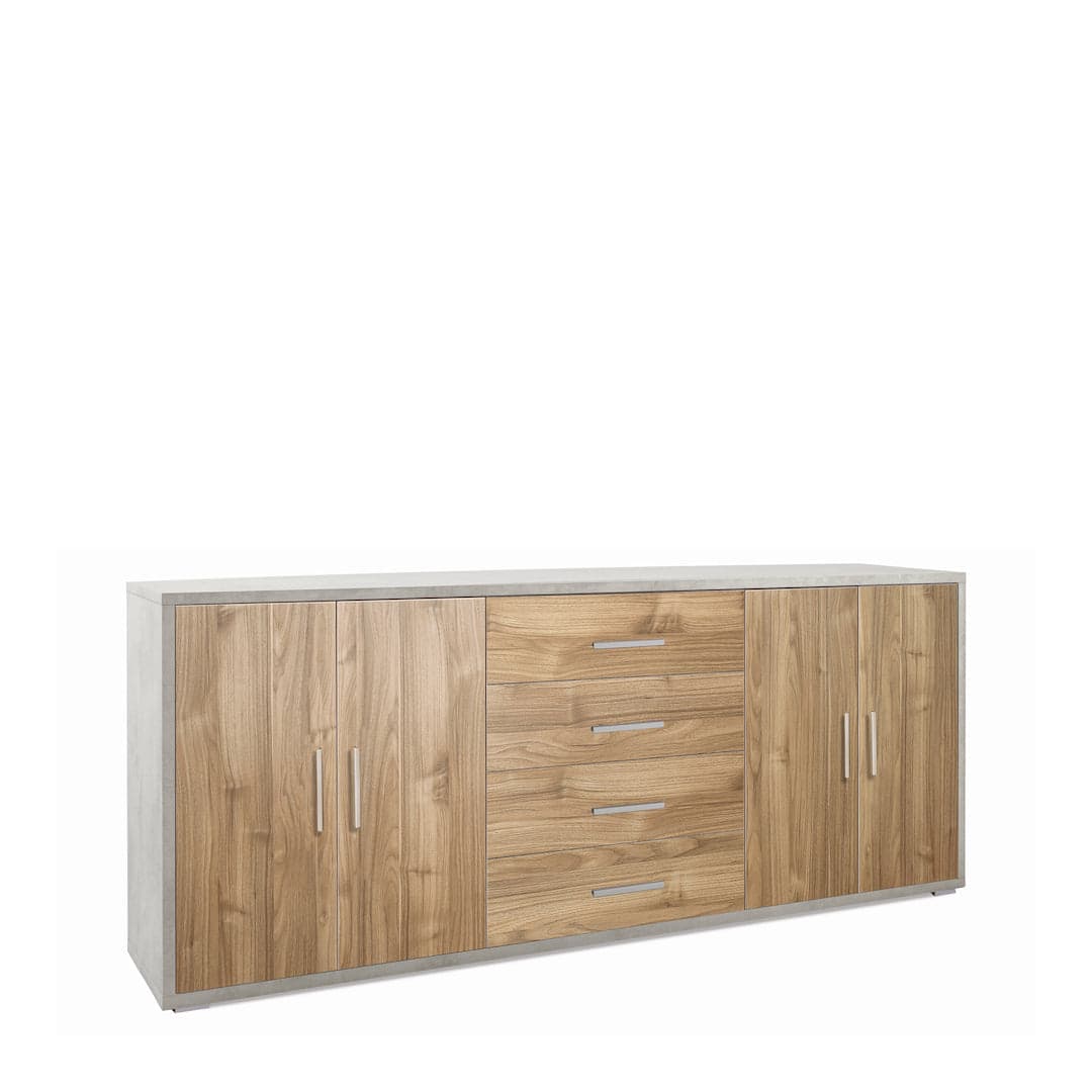 Madia a quattro ante e quattro cassetti - 84 x 203 x 41 cm - 13