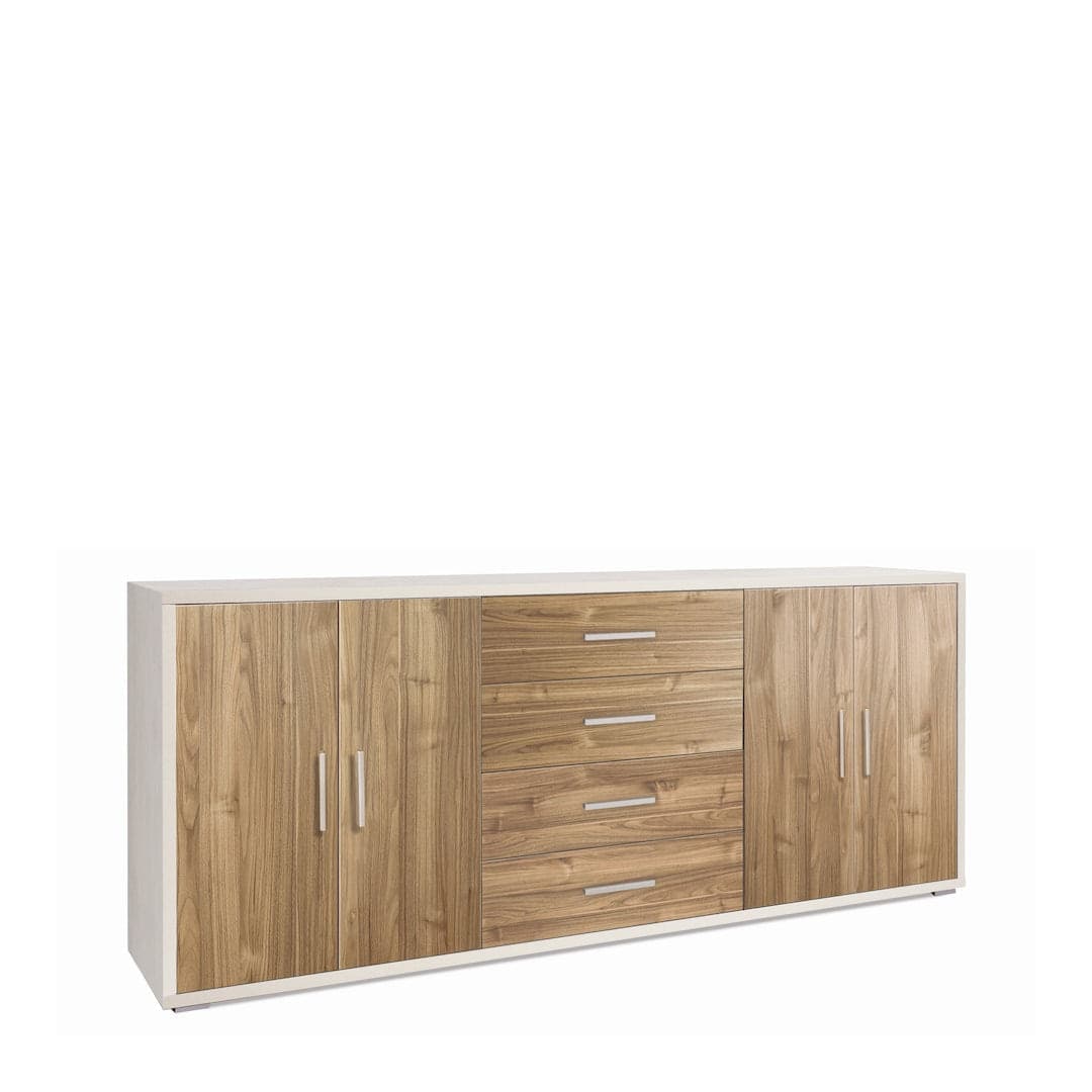 Madia a quattro ante e quattro cassetti - 84 x 203 x 41 cm - 8