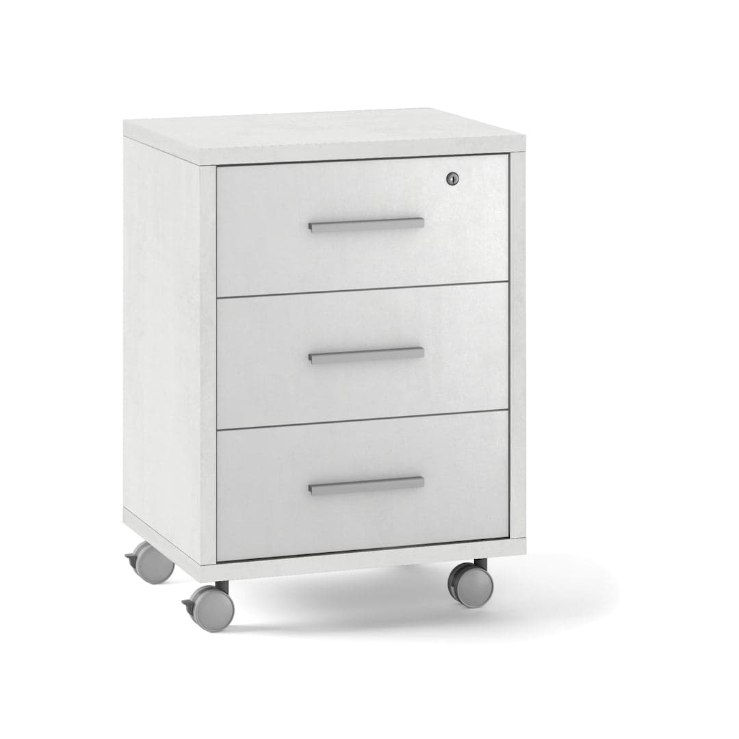 Cassettiera 3 cassetti su ruote con serratura – 51x41x71 cm - 9