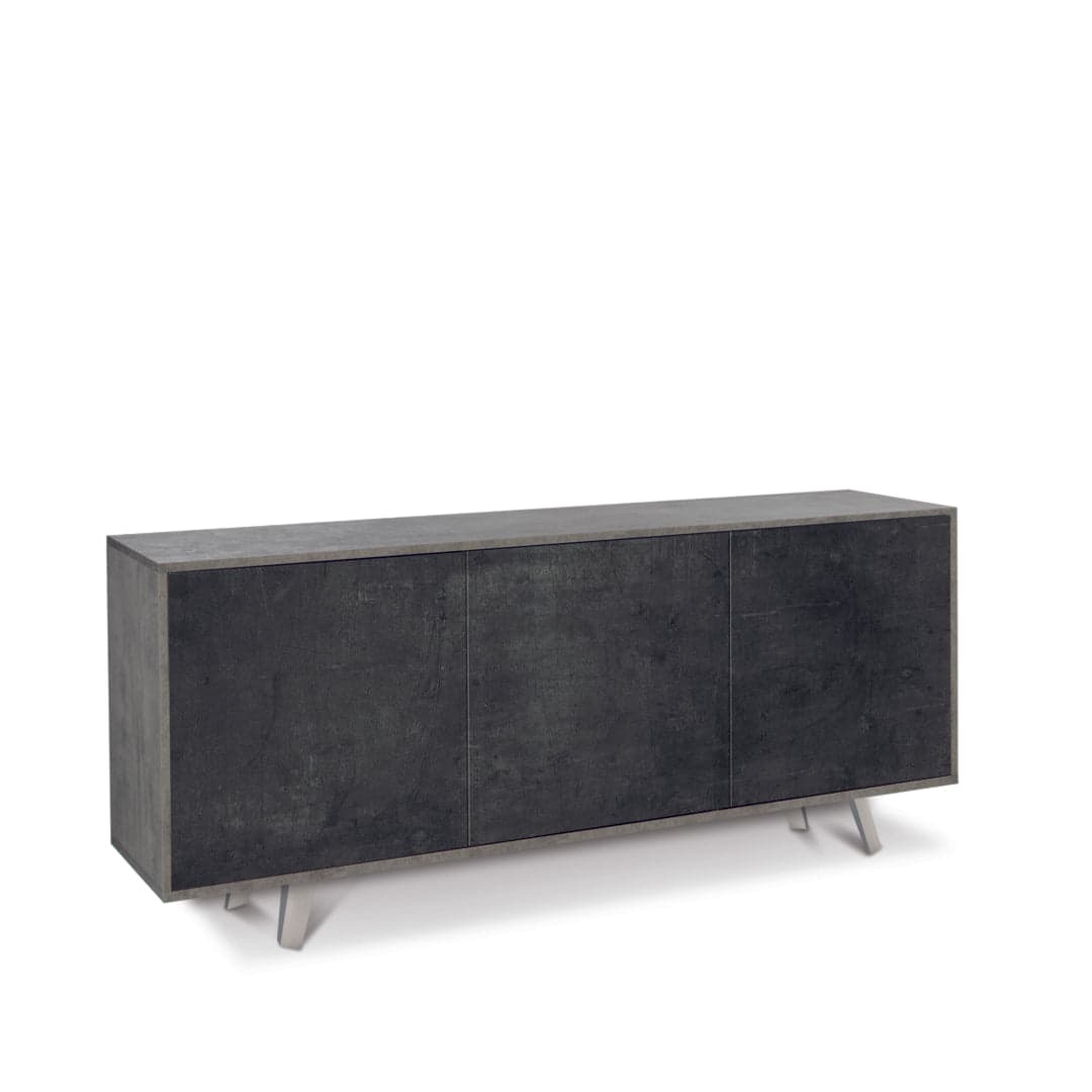Madia 3 ante con apertura push-pull - 74 x 177 x 41 cm - 17